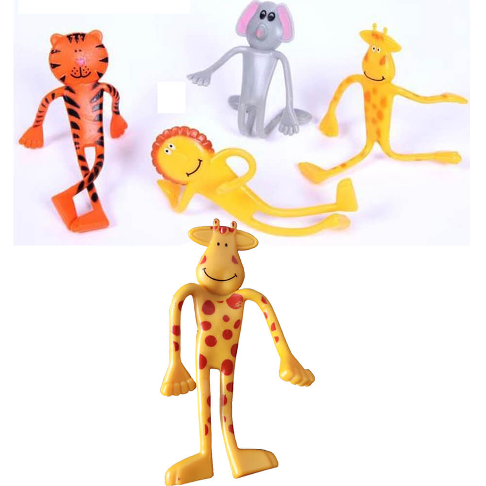 Bendable Zoo Animals Fidget Tools