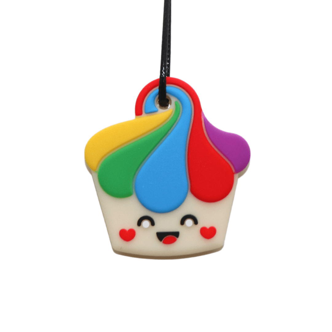 Cupcake Pendant Rainbow