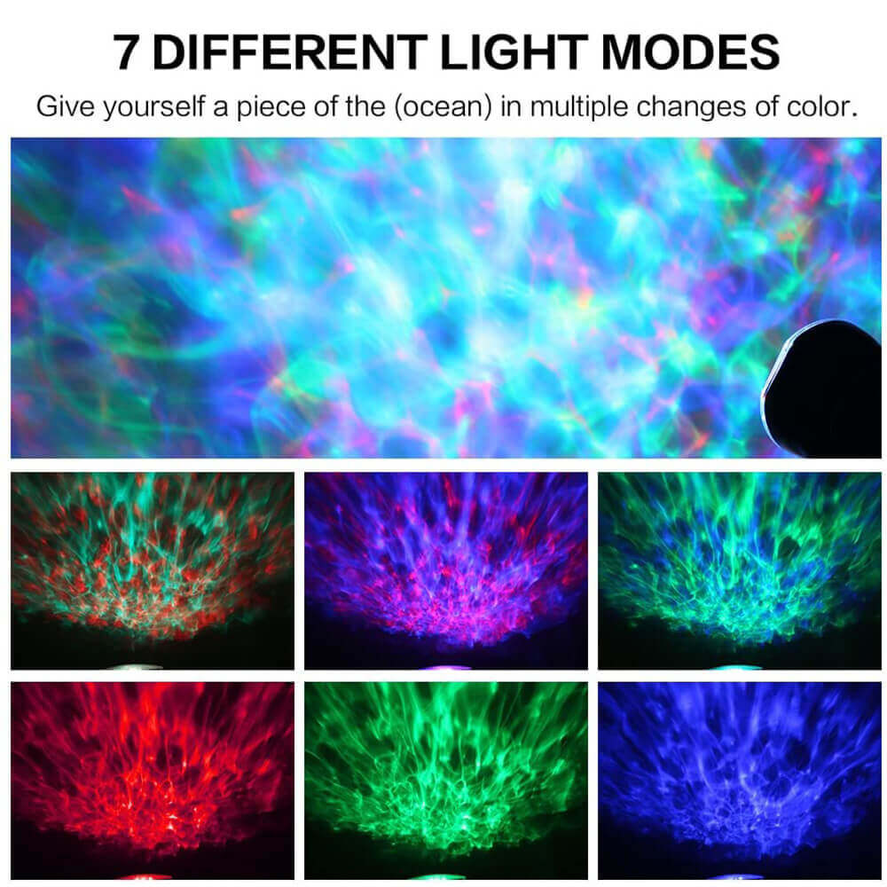 Different Light Modes of Ocean Wave Projector