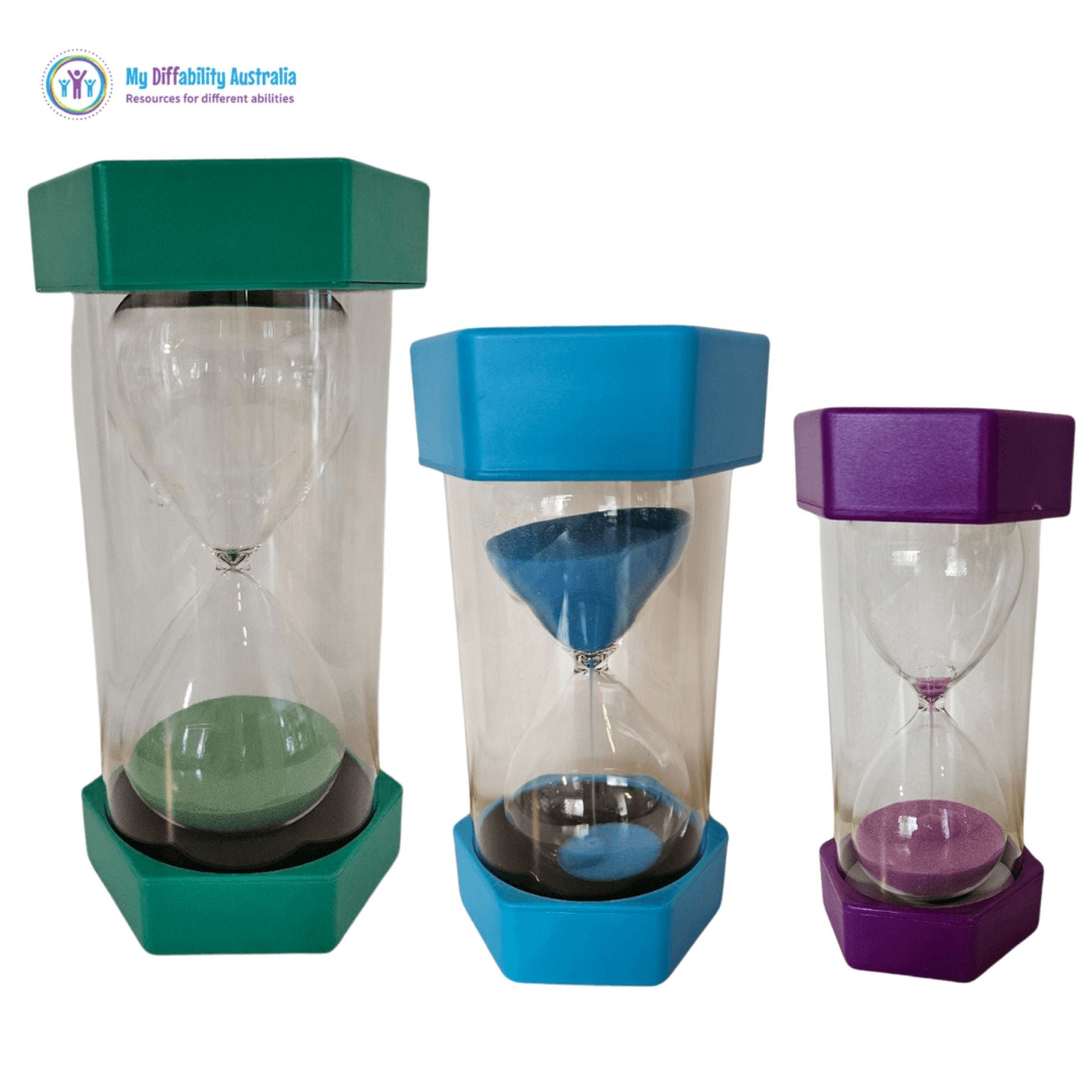 Different Sizes of Hourglas Sand Timers