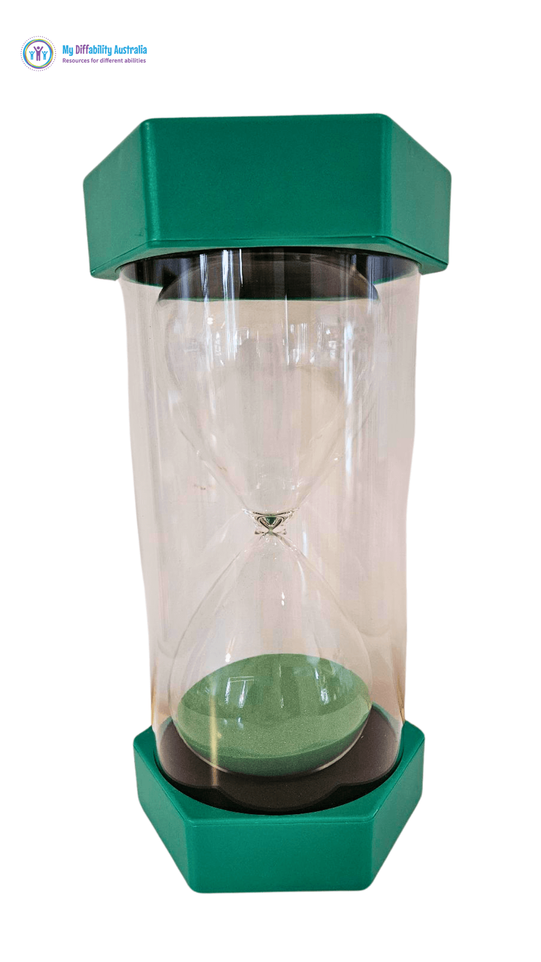 Full View Sand Timer Green 30 minutes