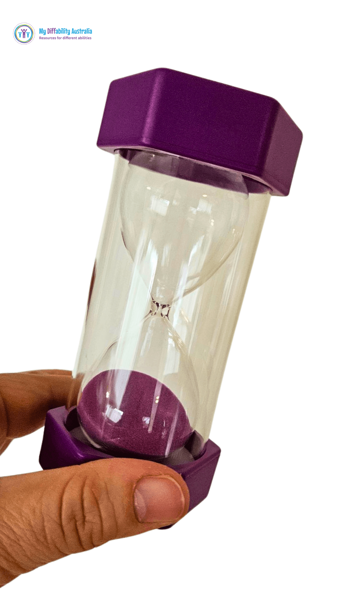 Full View Sand Timer Purple