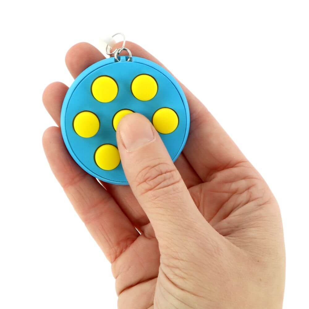 Holding Fidget Clicker by one hand