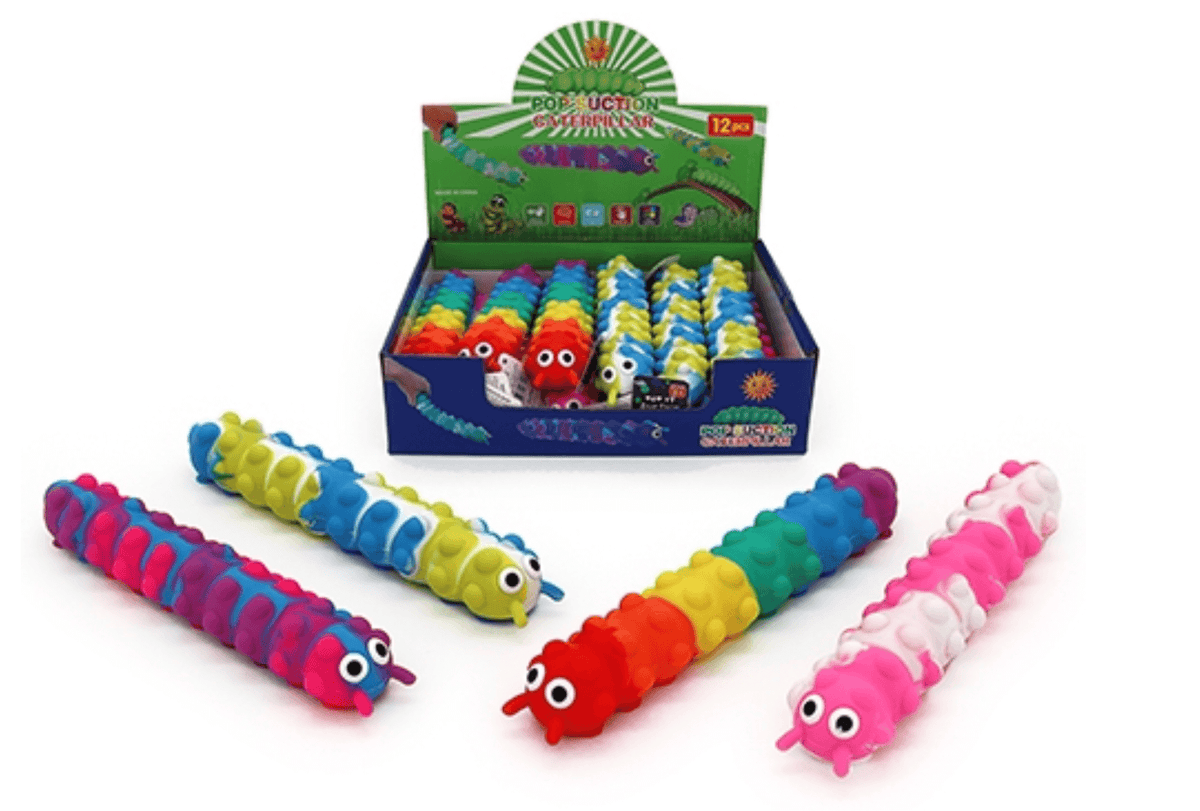 Pop It Suction Caterpillar