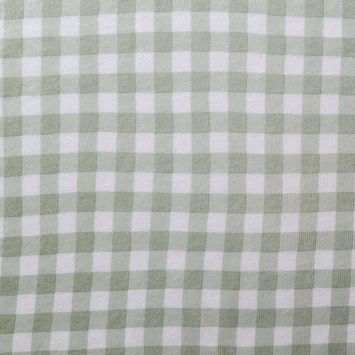 Zoom In Sage Gingham Single with Wings